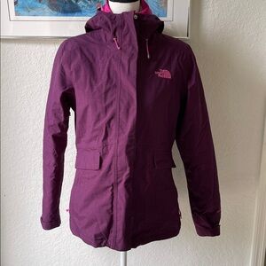 The north face triclimate dryvent jacket hoodie size small